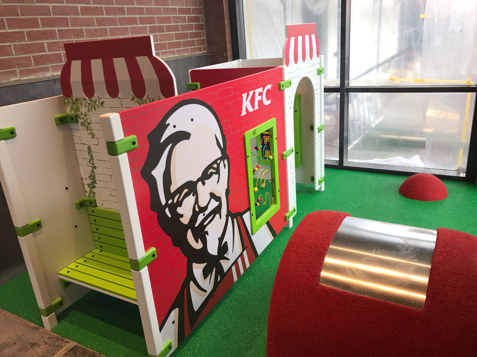 KFC speelsysteem in restaurant