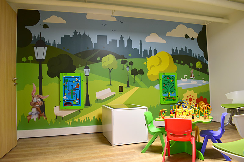 Kindvriendelijke wachtkamer Kindvriendelijke wachtkamer