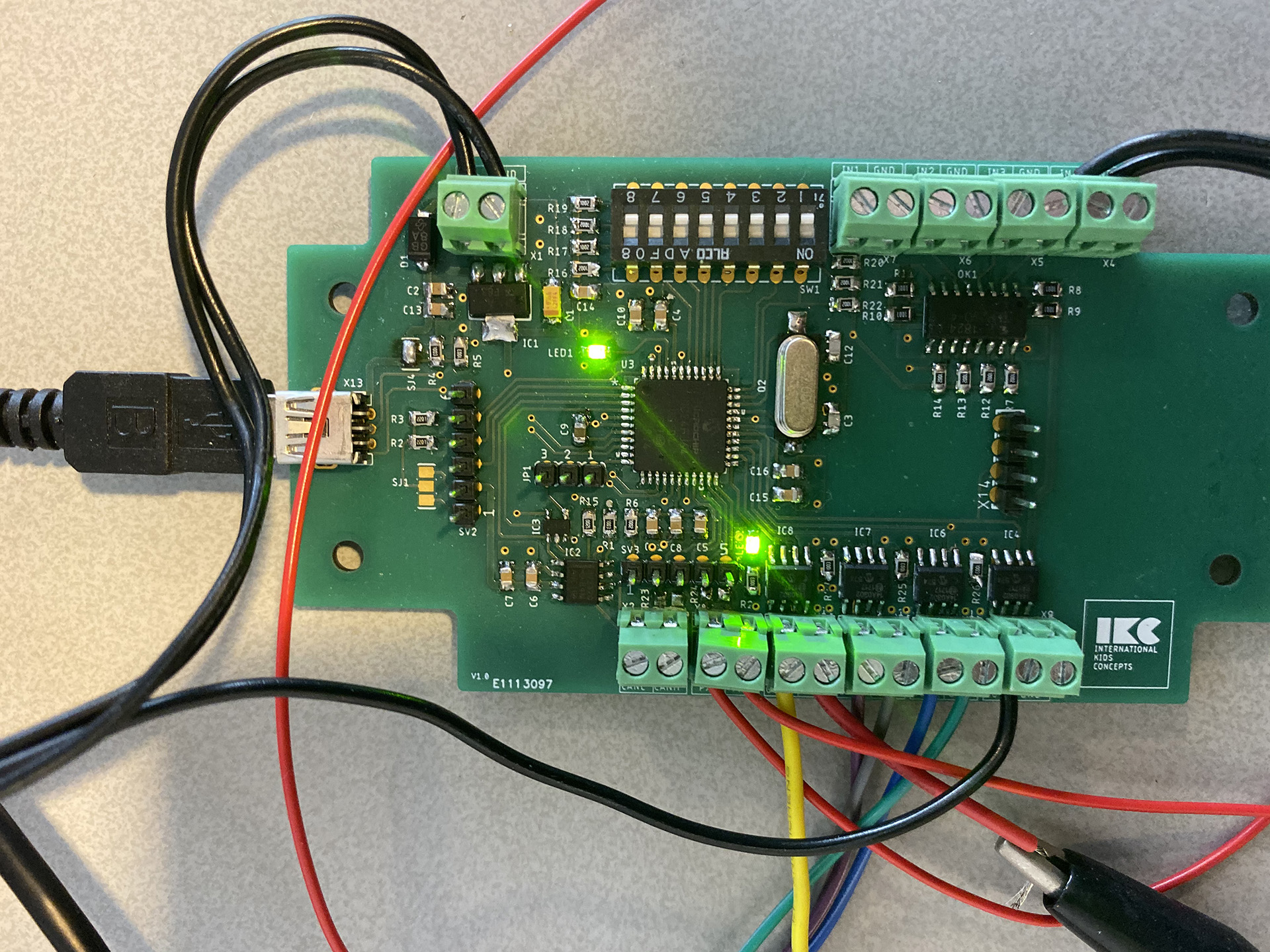 this image shows a circuit board
