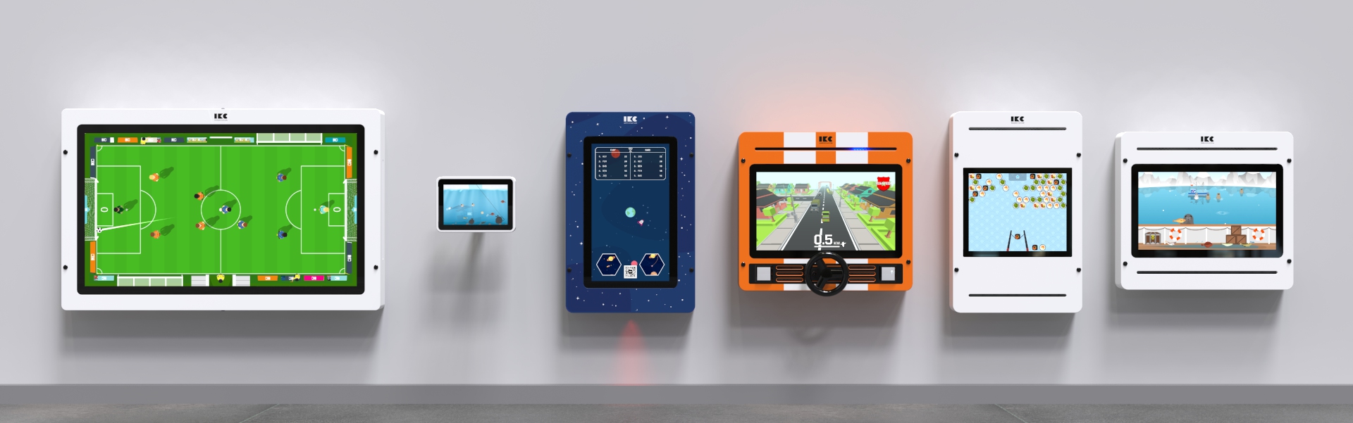 Dieses Bild zeigt Interaktive Spielsysteme mit IKC software