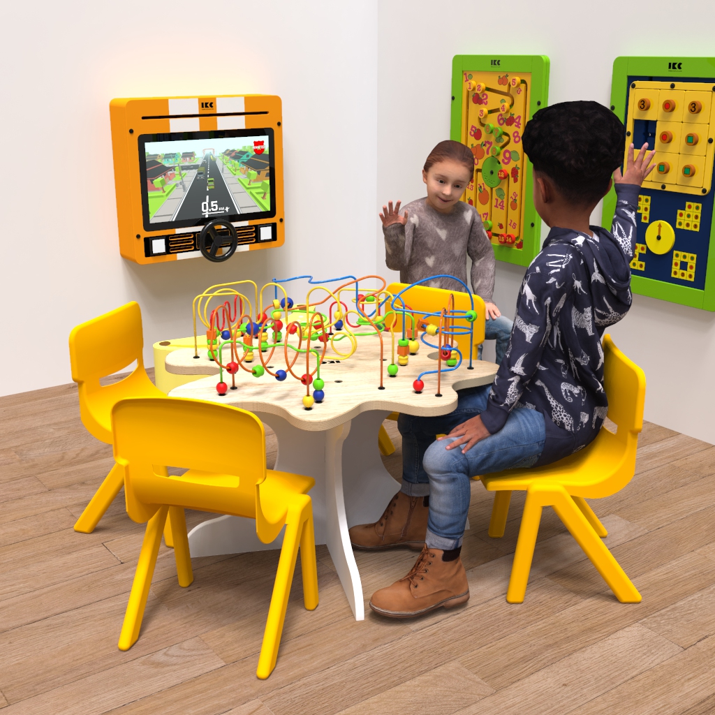 Dieses Bild zeigt eine Kindermöbel Fun chair yellow