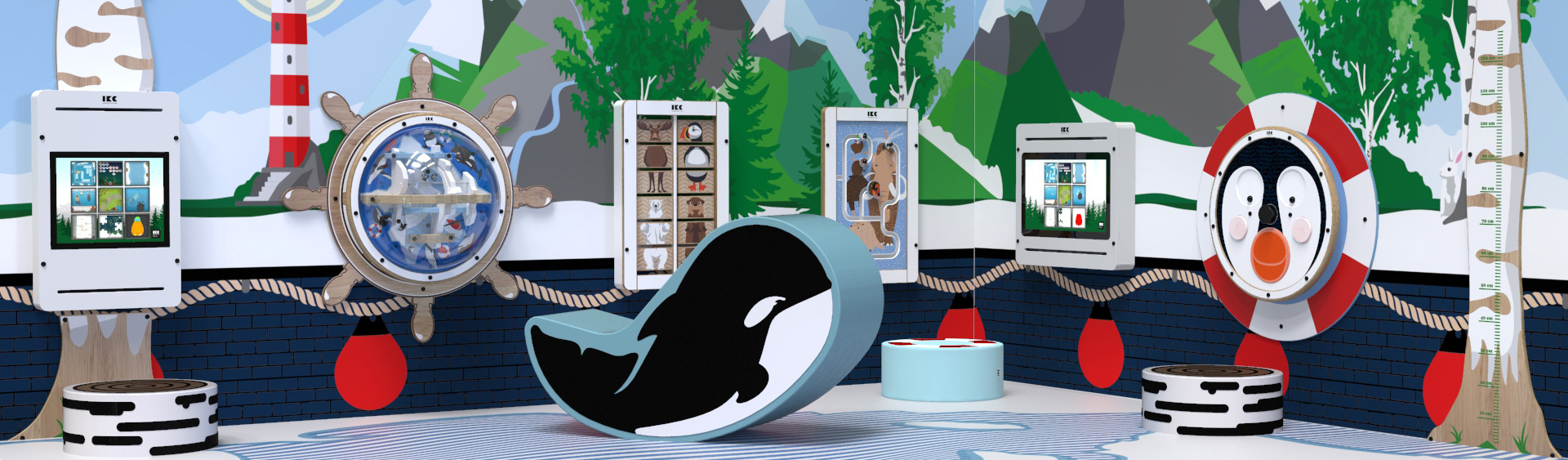 Gebrauchsfertige Spielecken - IKC Spielecken und Kinderecke