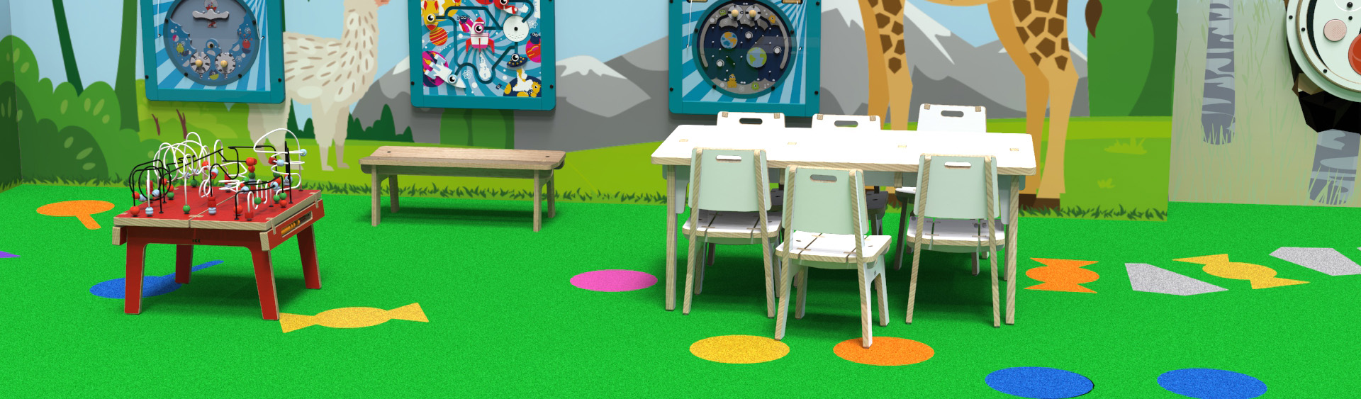 Kindermöbel mit IKC kinderstuhl und kindertisch