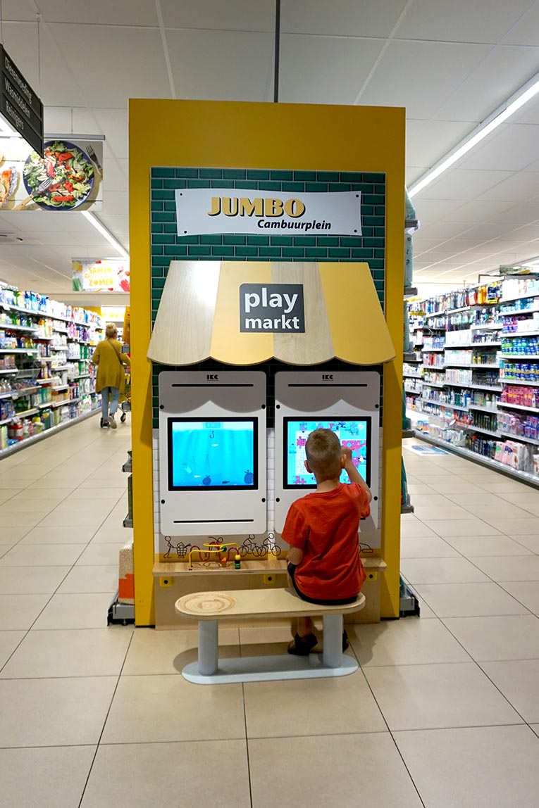 Kinderhoek supermarkt Jumbo Cambuurplein