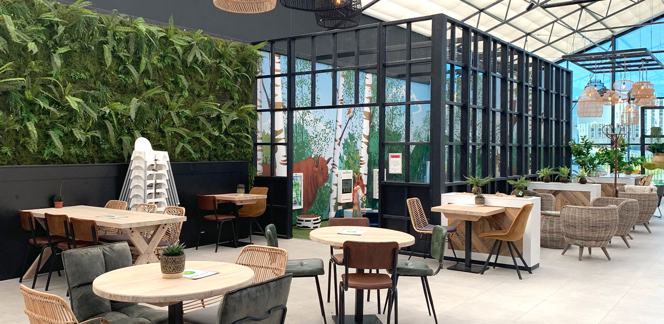 Kinderhoek als onderdeel van een tuincentrum Kinderhoek als onderdeel van een tuincentrum