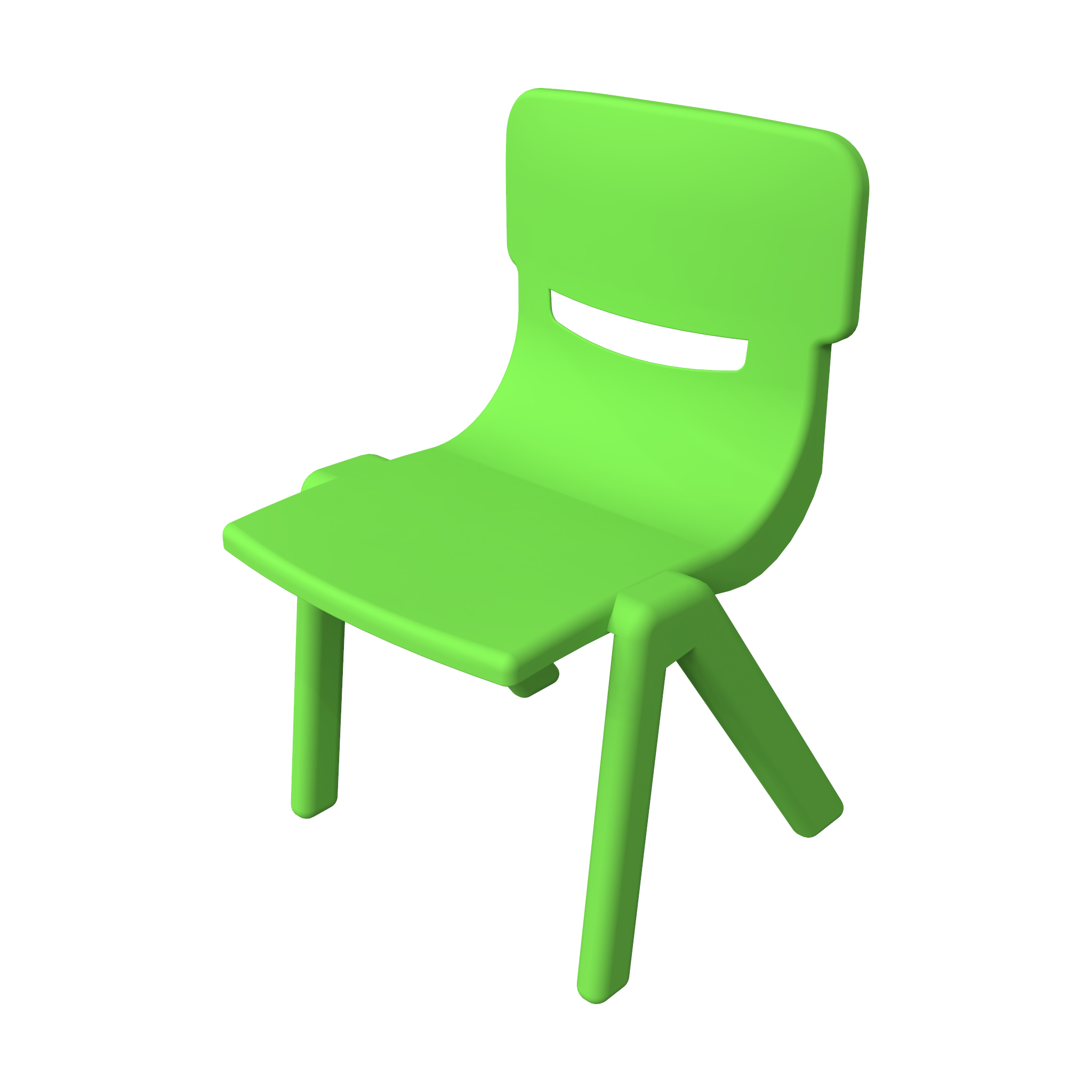 Dieses Bild zeigt eine Kindermöbel Fun chair Green