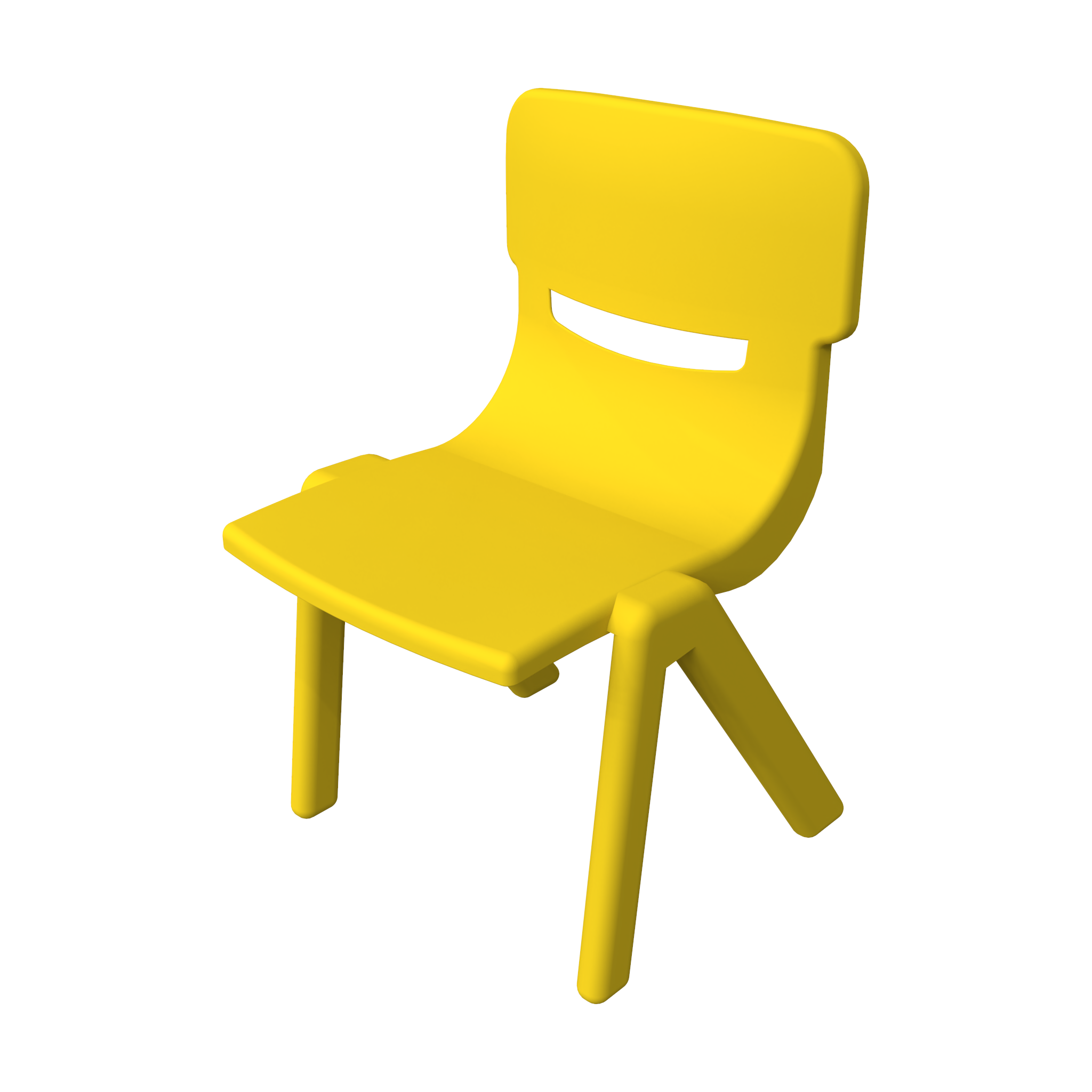 Dieses Bild zeigt eine Kindermöbel Fun chair yellow