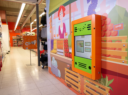 Speelhoek voor de supermarkt Speelhoek voor de supermarkt