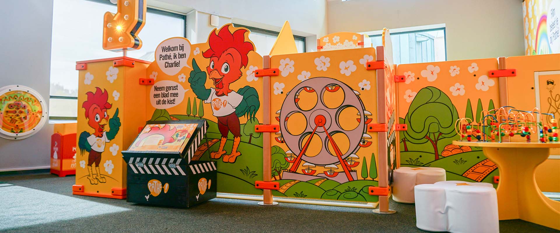 Ein komplett maßgeschneiderter Spielbereich für das Kino Pathé Helmond Ein komplett maßgeschneiderter Spielbereich für das Kino Pathé Helmond