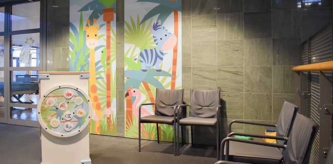 IKC speelhoek met safari jungle thema bij medisch centrum Zuyderland Ziekenhuis IKC speelhoek met safari jungle thema bij medisch centrum Zuyderland Ziekenhuis