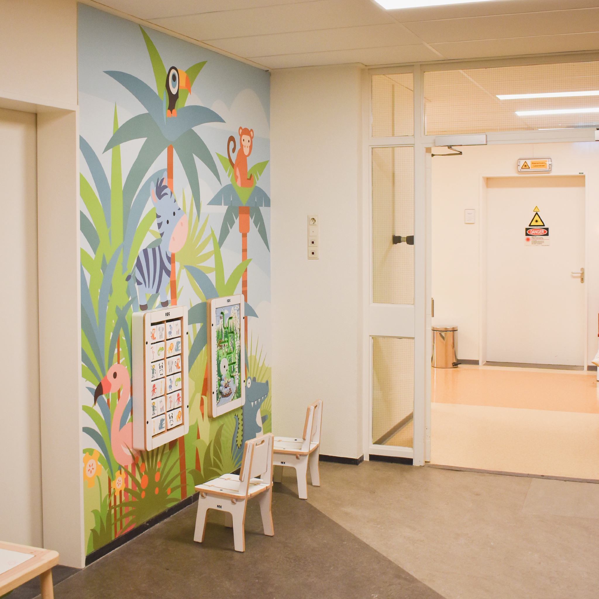 IKC speelhoek met safari jungle thema bij medisch centrum Zuyderland Ziekenhuis IKC speelhoek met safari jungle thema bij medisch centrum Zuyderland Ziekenhuis