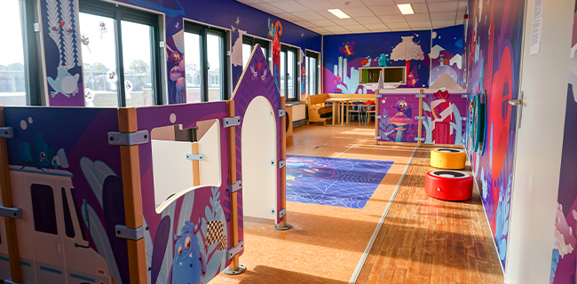 IKC speelruimte voor kinderen bij kinderdagverblijf 't Parelbosch in Eindhoven