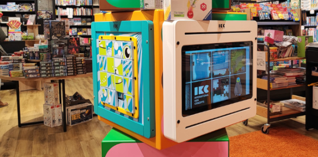 Kinderecke in einer Buchhandlung zur Leseförderung Kinderecke in einer Buchhandlung zur Leseförderung
