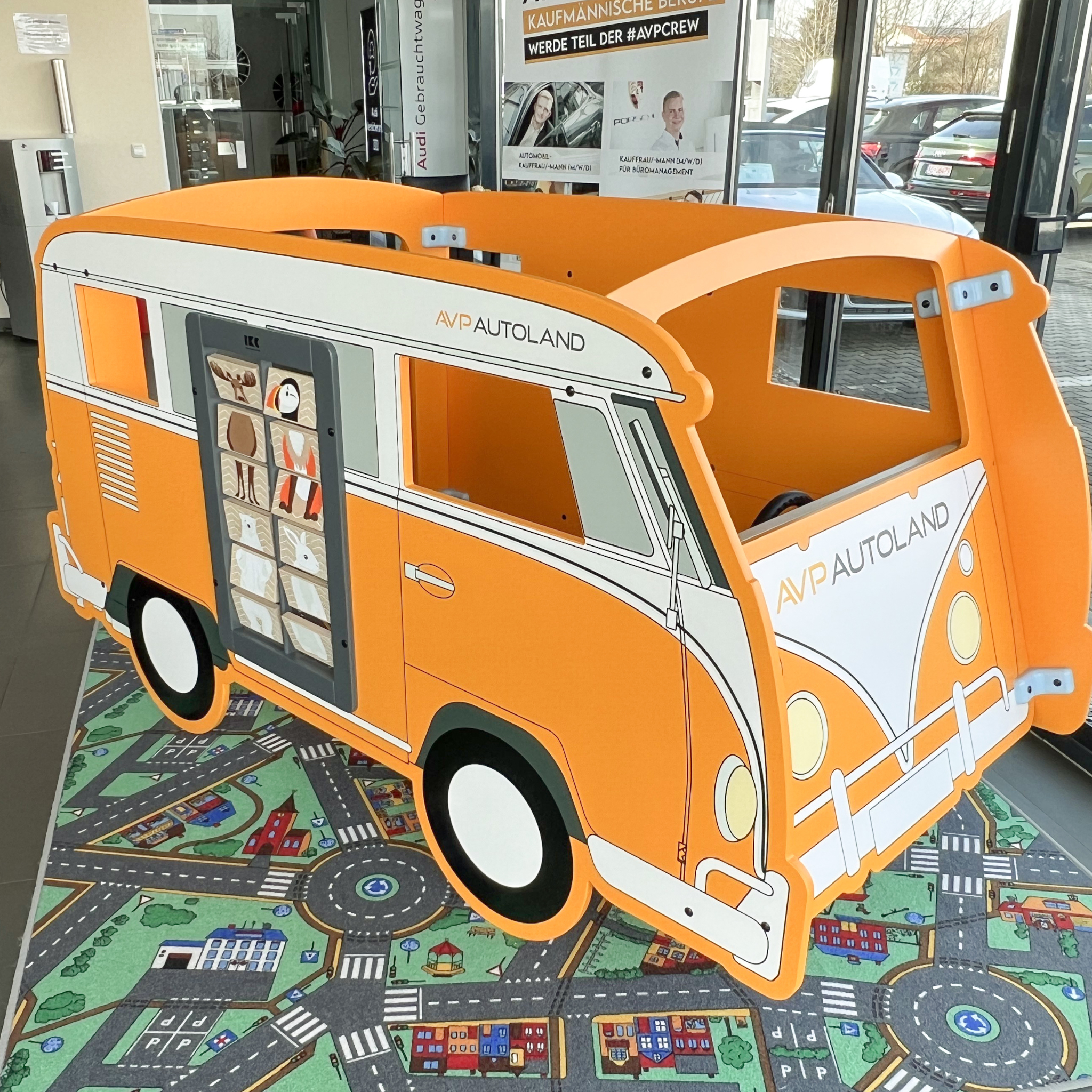 kinderhoek met speelsysteem bus kinderhoek met speelsysteem bus
