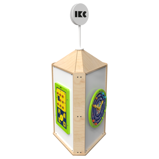 Speeltoren voor een kinderhoek met meerdere spellen  | IKC speelsystemen